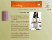Tablet Screenshot of anandamarga.it