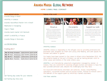Tablet Screenshot of anandamarga.net